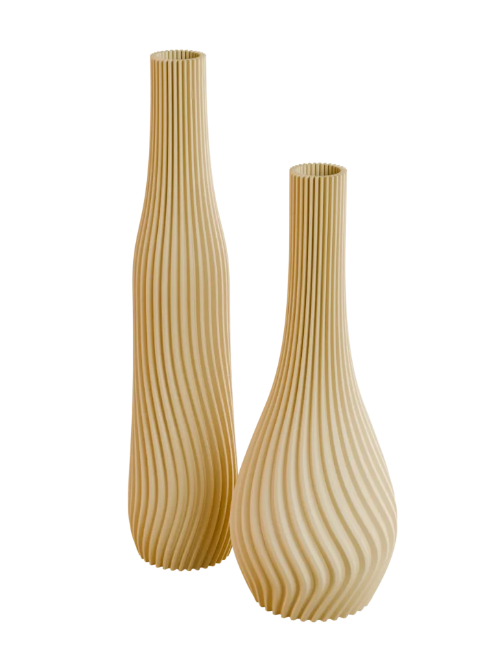 Интерьерные вазы для сухоцветов «Форма волны»